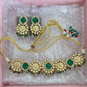Kundan Gold Choker Set